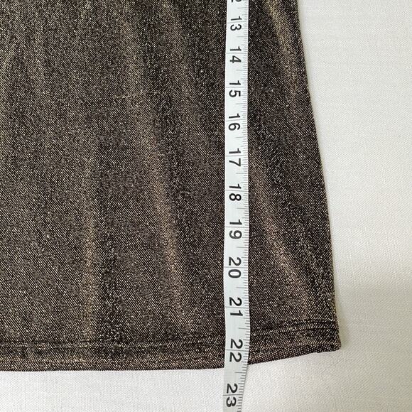 LIKELY Freya Gold Glitter Top Size M - Picture 7 of 8